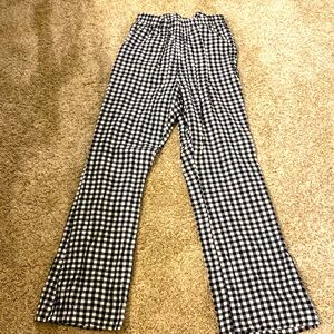 America eagle flared checkered pants